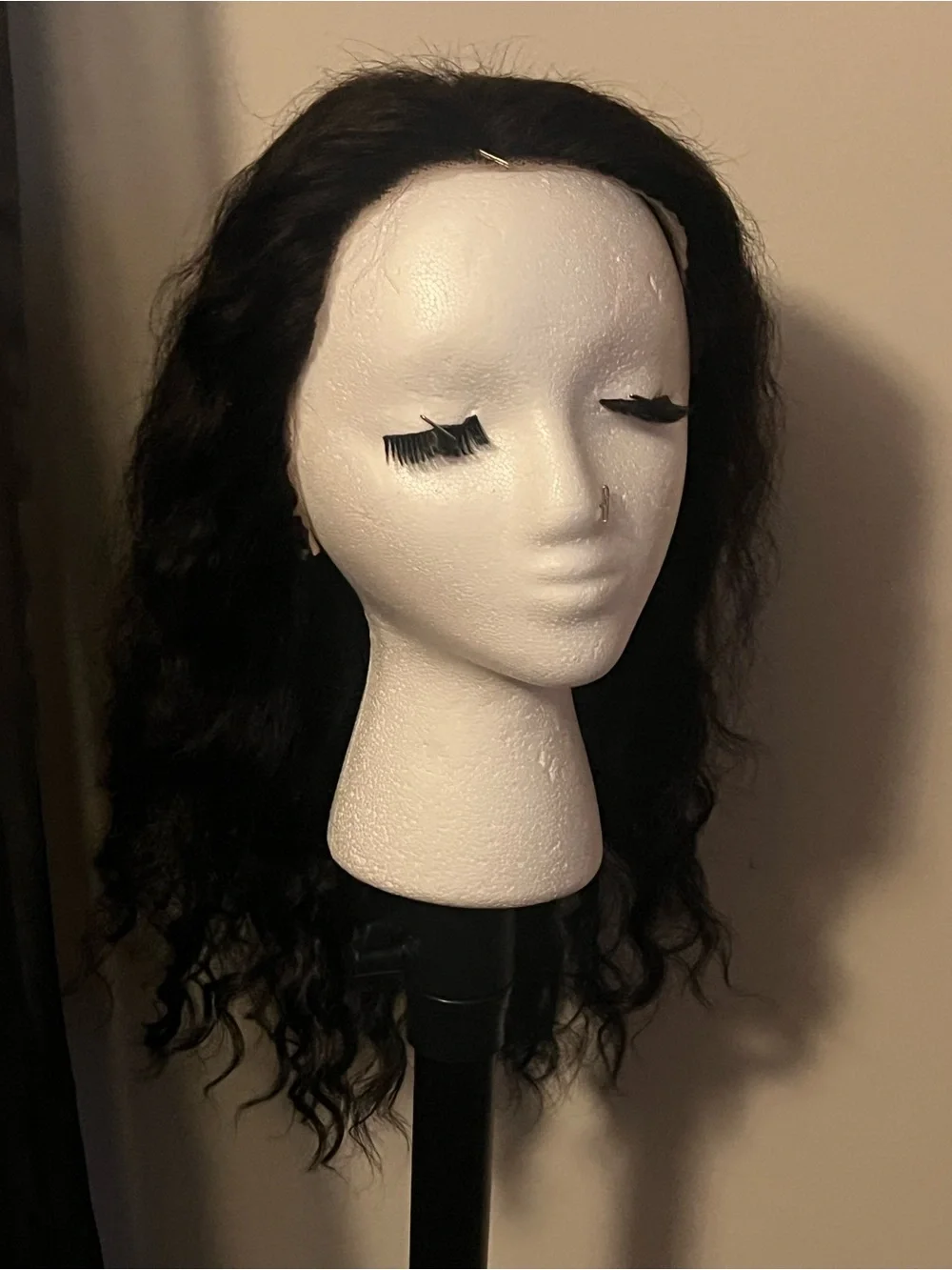 Black Natural Wave Lacefront ready to wear Women’s Wig - Unbranded